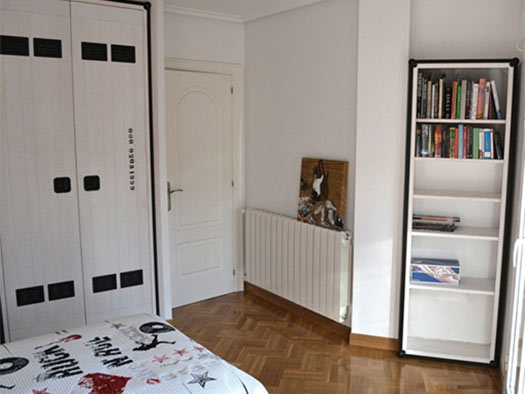 tuesta dormitorio juvenil rock personalizado pino blanco libreria