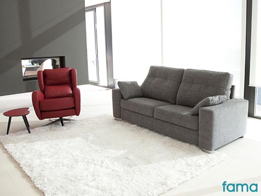 Sofa alfred fama modular chaise longue tapiceria