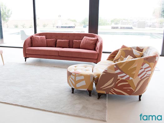 Sofa astoria fama modular chaise longue tapiceria