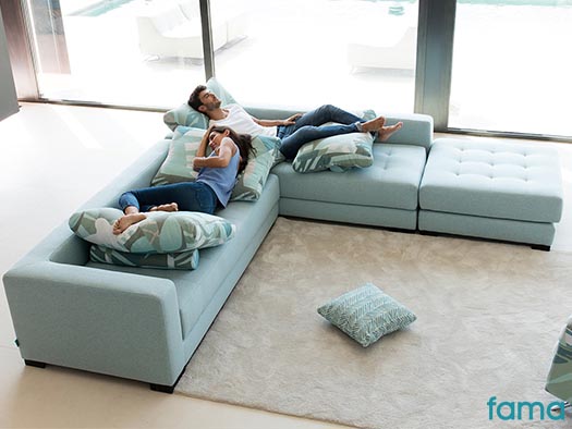 Sofa manacor fama cama modular chaise longue tapiceria
